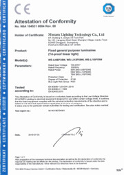 LED Lighting RoHS Compliance Certificate