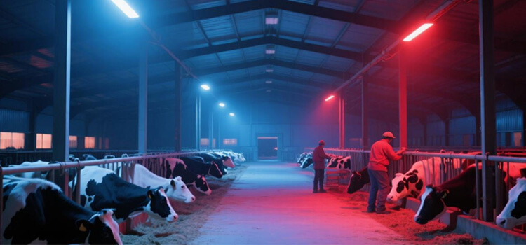 LED Dairy Cow Light for Improve Milk Production Farm Livestock Lighting