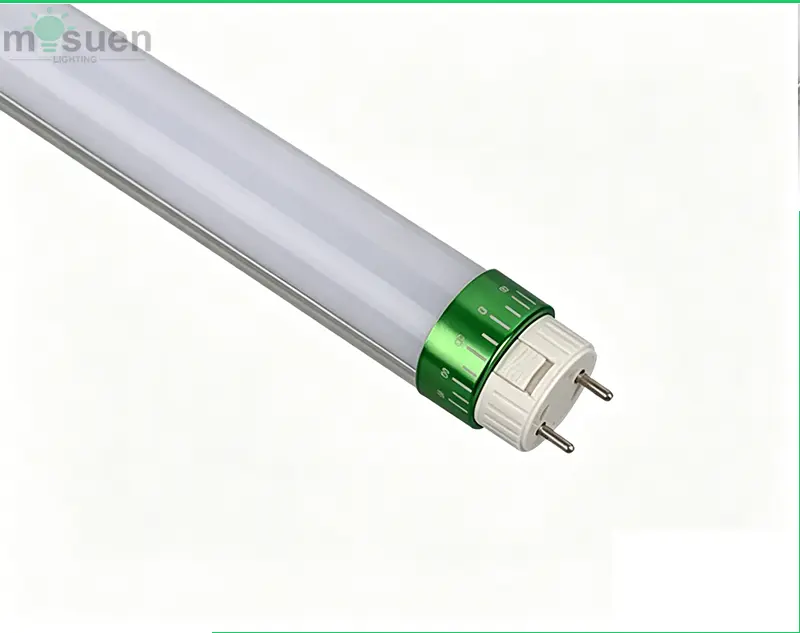 4ft 18W T8 LED tube light installed in commercial ceiling fixture for office lighting